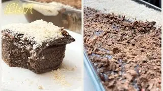The simplest Chocolate Cake & Chocolate Sauce in Just few Minutes