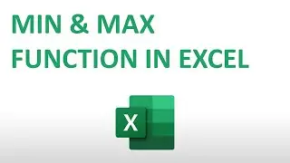 How to Use MIN & MAX Function in Excel