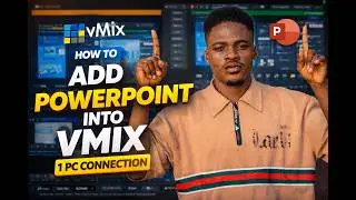 How To Add PowerPoint into vMix Using One PC