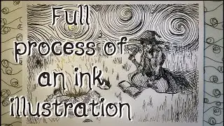 Final ink illustration of October!! Dip pen illustration inspired by #inktober
