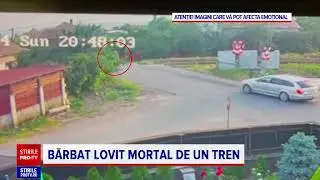 Barbat lovit de tren la Apahida