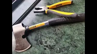 Stanley  Camp Axe Steel Shaft  & 70-482 Sturdy Steel Combination 8-Inch Plier. (amazon.in)