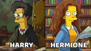 Harry Potter | The Simpsons Style (AI Generated)