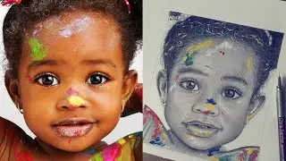 DRAWING A CUTE BABY FACE!!