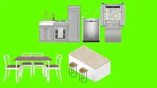 Kitchen Green Screen