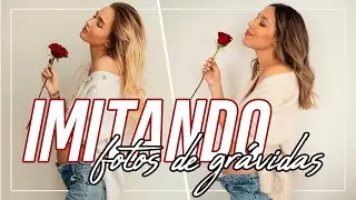IMITANDO FOTOS DE GRÁVIDAS EM CASA!! |Bárbara Corby