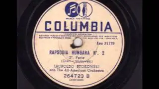 RAPSODIA HUNGARA N° 2 - (Liszt) - Leopoldo Stokowski