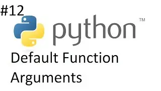 Python 3.6 Tutorial 12(Default Function Arguments)