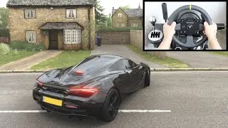 McLaren 720s - Forza Horizon 4 (Steering Wheel + Paddle Shifter) Gameplay