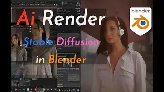 AI Render Stable Diffusion in Blender