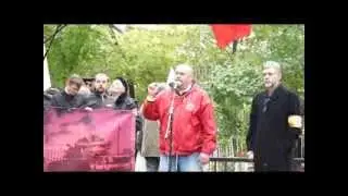 Митинг по 20 годовщине расстрела парламента.