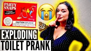 EXPLODING TOILET PRANK ON BOYFRIEND!! *HILARIOUS*