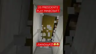 U.S Presidents Play Minecraft 5 #shorts