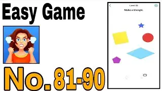 Easy  Games Level 81 - 90 Walkthrough Solution / The Games