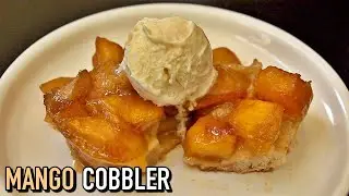 Mango Cobbler | How To Make Easy Mango Cobbler
