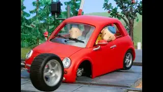 Car Tire goes wild