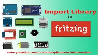 Import  Library into  Fritzing software