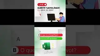 PowerPivot e ligações entre tabelas! Não perca a LIVE!