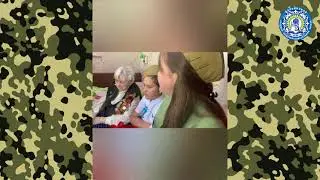 Учащиеся 9В класса поздравили С Днём Победы ветерана  Макиевскую Татьяну Ивановну