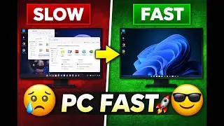 Make Your Slow PC Fast in 5 Minutes 🚀 (Windows 10/11)