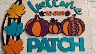 567 - Fall Door Hanger | @xToollaser | xTool Project | #xtool #xtools1 #lasercutting #doordecor