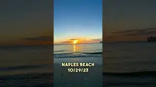 Naples Beach Tonight  #travel #naples #beach #naplesfl