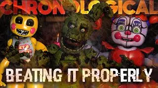 I Played FNaF in CHRONOLOGICAL Order