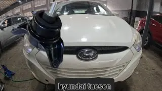 замена подушки двигателя хендай туксон 2010-2013 ... hyundai tucson 