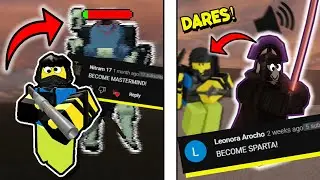 Dummies vs Noob Dares! (Again..) | Roblox