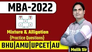 MBA -2022 | BHU MBA | BHU MPMIR | ALLAHABAD UNIVERSITY MBA | AMU MBA | UPCET | QUANTS BY MALIK SIR