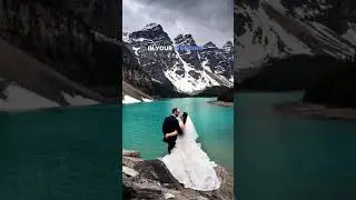 Taking your wedding photos on the side of a mountain?! #shorts #art #photography #travel #wedding