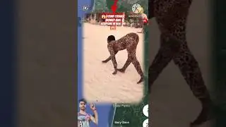 I found Strange Monkey man Sculpture in real life on google maps 🌍 and google earth #shots #viral