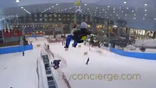Ski Dubai's zip line