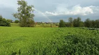 Радуга над деревней