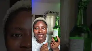 Nigerian girl tries Korea’s most popular drink 😂💕 (I think)