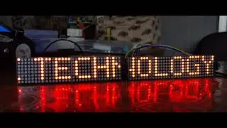 8×8 led matrix rolling text 