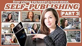 Preorders, Proof Copies, Print on Demand Companies, ISBNs, & more Self-Publishing tips!