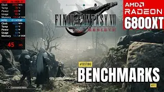 AMD 6800XT On Final Fantasy Rebirth | 1080p ,1440p , 4K