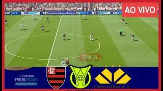 FLAMENGO X CRICIUMA AO VIVO COM IMAGENS BRASILEIRO AO VIVO NO PES21
