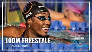 Natalie Hinds Out Reaches in Women's 100 Free | 2022 Phillips 66 National Championships | Irvine CA