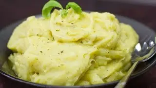 Best Ever Dairy Free Herbed Mashed Potatoes - No Butter or Milk!