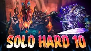 Buffed Galleus SOLO ICE GOLEM HARD 10 STRAT!!! Galleus Bloodcrest INSANE Buffs!