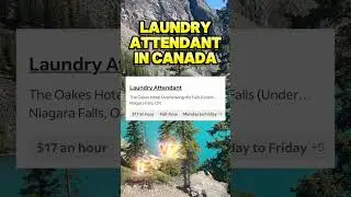 Laundry Attendant in Canada I Direct Hiring I Buhay Canada #shorts