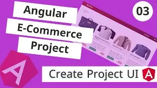 E-Commerce Angular Project | تجهيز ديزاين المشروع : Install Bootstrap in Angular And App Ui [Arabic]