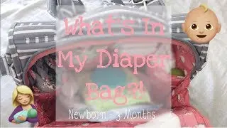 What’s In My Diaper Bag // Newborn to 3 Months Diaper Bag ESSENTIALS - JuJuBe BFF