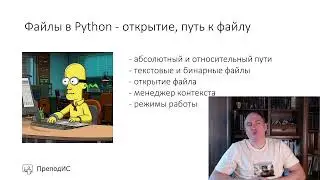 Файлы в Python  открытие и путь к файлу