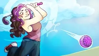 GOLF ON ICE! SUPRISINGLY I'M OK AT IT! | Golf It