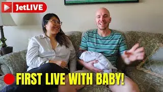 First 🔴LIVE with our baby!