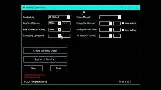 Vb.net Welding detail creator as per ASME B16.25 Fig5b