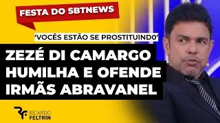 Zezé Di Camargo gets angry and attacks SBT 